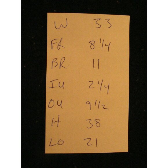 C7P CHIP And PEPPER CUTOFF JEANS SHORTS W 33 MEASURED Blue Denim Low Rise Atletc - Picture 8 of 8